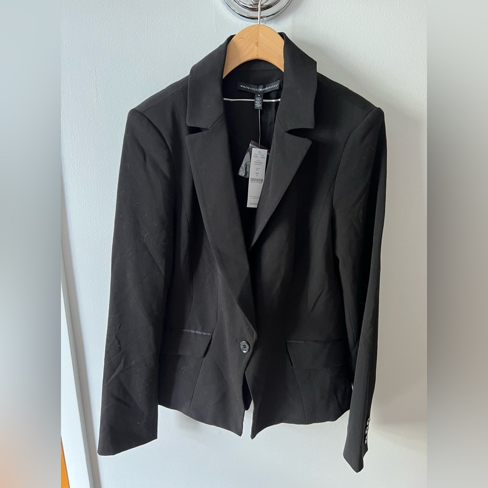 WHBM never worn black blazer NWT